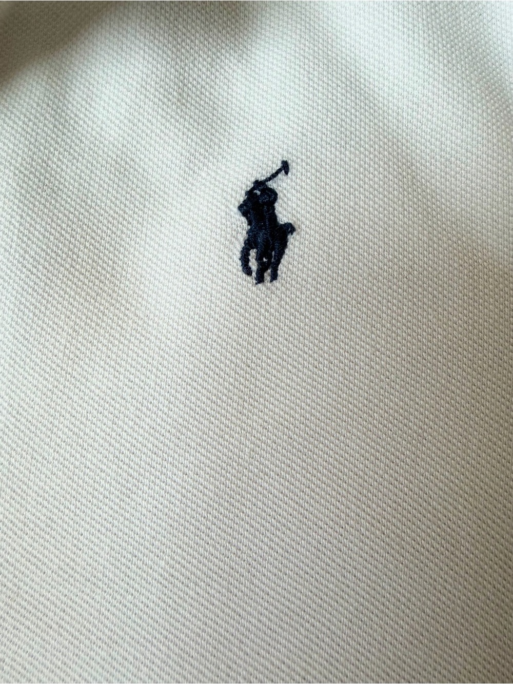 Polo by Ralph Lauren White Polo with Navy Pony Embroidery - Picture 10 of 17
